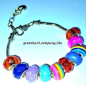 Spring colorful adjustable #Bracelet #handmade